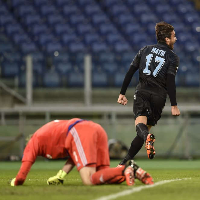 Matri in azione con la maglia della Lazio (foto: repubblica.it)