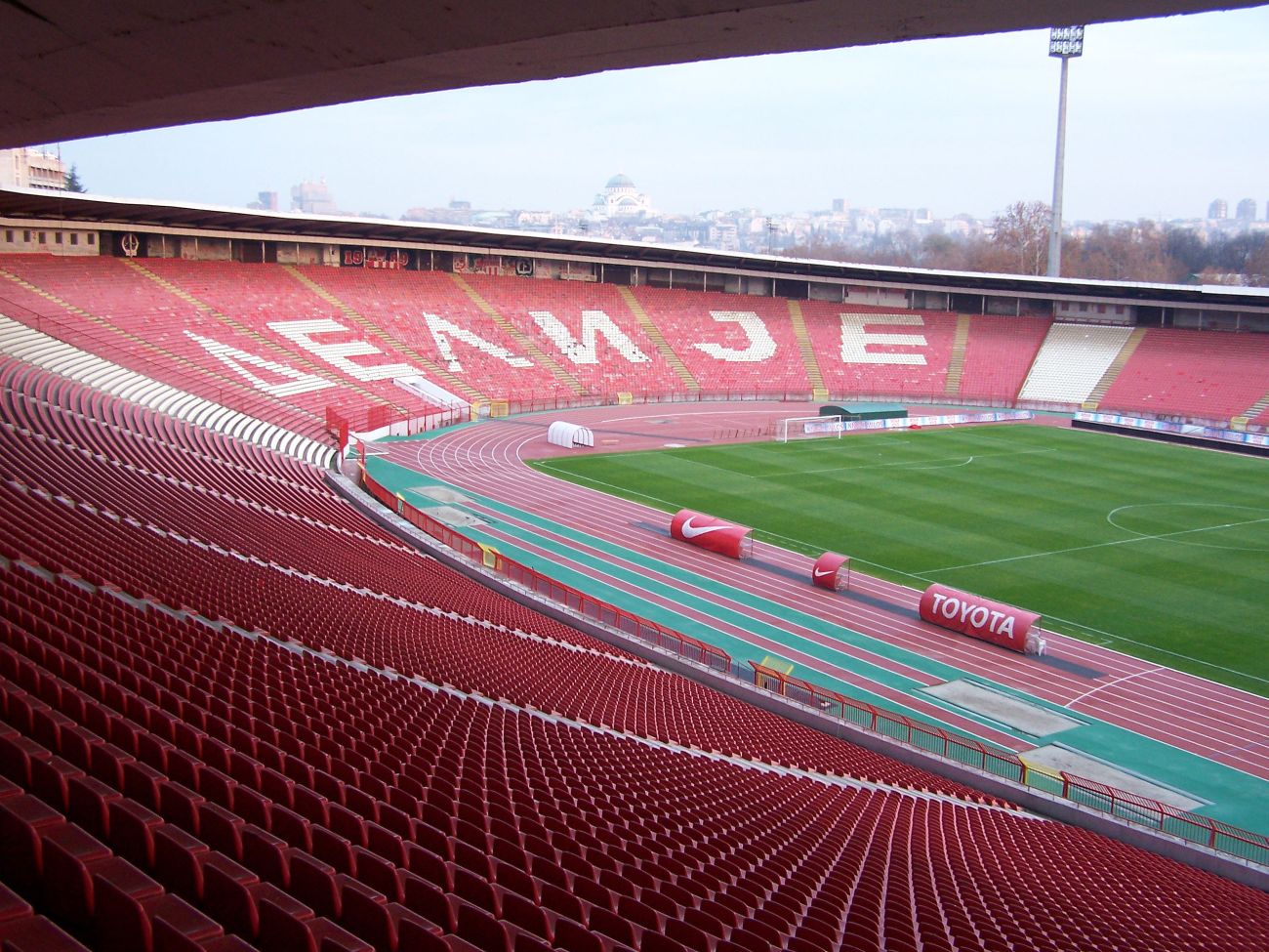 Lo Stadion Rajko Mitic di Belgrado
