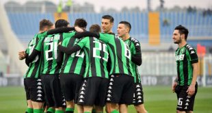 Esultanza Sassuolo-Pescara