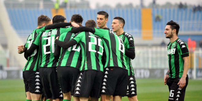Esultanza Sassuolo-Pescara