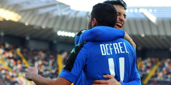 Gregoire Defrel gol, Udinese-Sassuolo