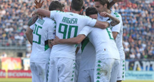 Esultanza Atalanta-Sassuolo