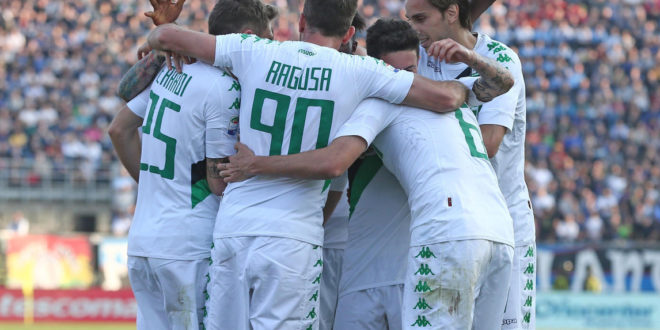 Esultanza Atalanta-Sassuolo