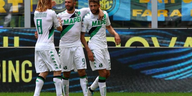 Esultanza Inter-Sassuolo