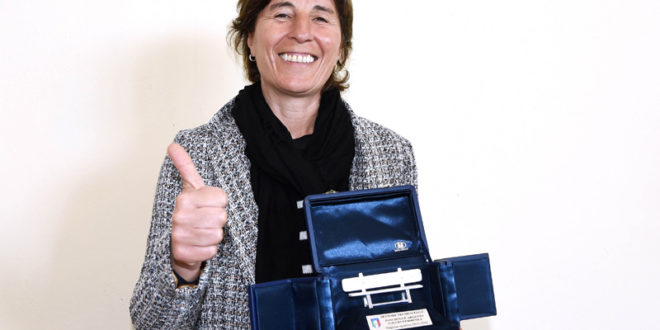 Federica D'Astolfo riceve la Panchina d'argent
