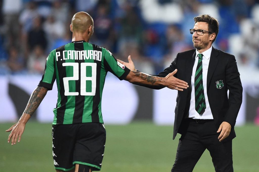 roma-sassuolo precedenti cannavaro di francesco
