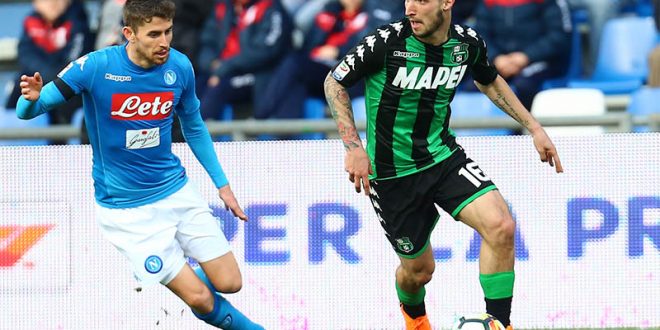 Il Sassuolo fa la partita della vita contro il Napoli