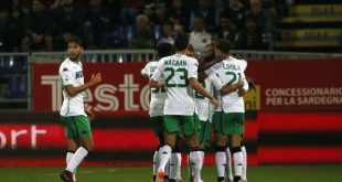 Cagliari-Sassuolo esultanza