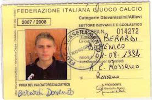 cartellino domenico berardi giovanili