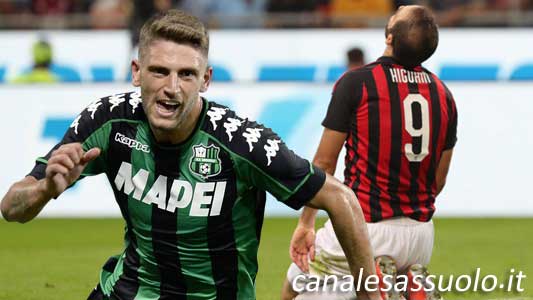 diretta Sassuolo-Milan