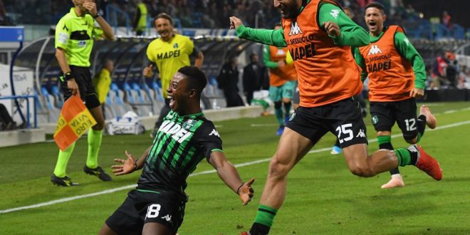 Spal-Sassuolo esultanza