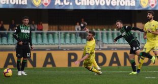 chievo sassuolo tabellino