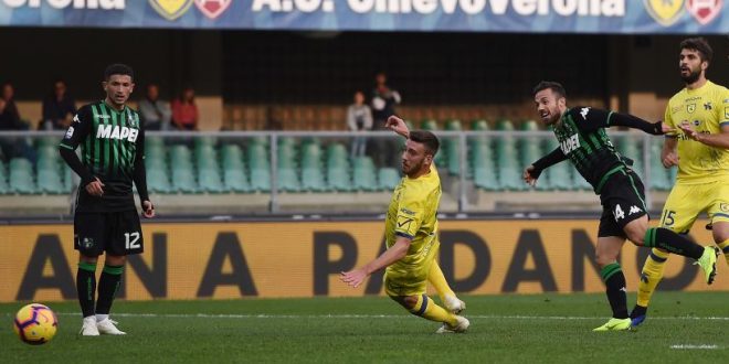 chievo sassuolo tabellino