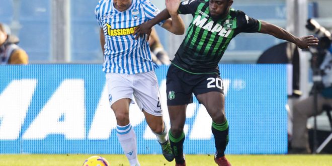 Jeremie Boga Spal sassuolo-spal precedenti