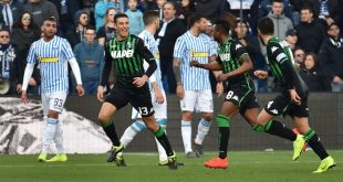 Sassuolo-Spal esultanza