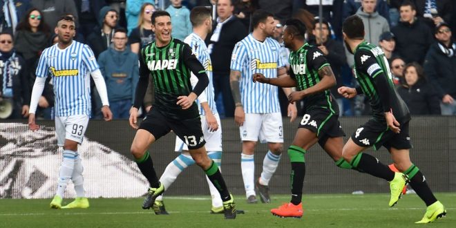 Sassuolo-Spal esultanza