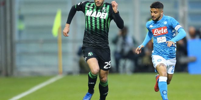 napoli sassuolo precedenti