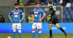 Domenico Berardi esultanza Sassuolo-Napoli