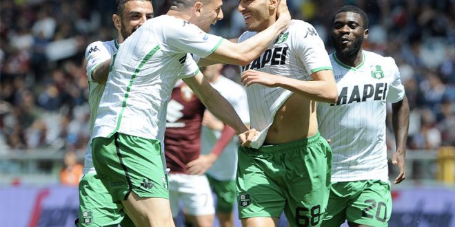 Mehdi Bourabia, Esultanza SassuoloMehdi Bourabia, Esultanza Sassuolo