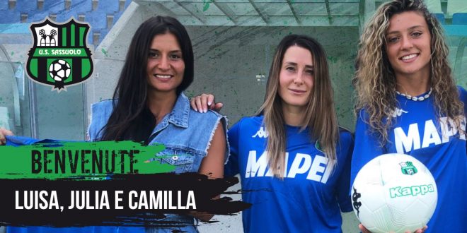 Luisa Pugnali, Anna Julia Molin e Camilla Labate