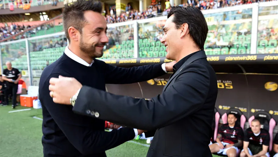 montella de zerbi sassuolo-fiorentina