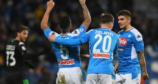 Sassuolo-Napoli, gol Allan