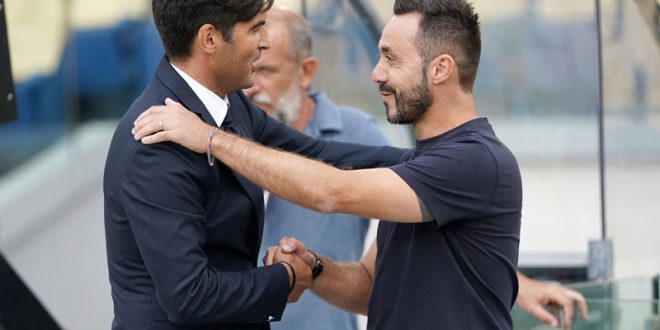 roberto de zerbi paulo fonseca precedenti sassuolo-roma