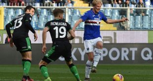 sampdoria sassuolo tabellino