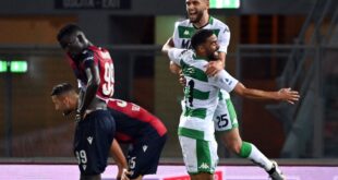 sassuolo bologna in tv