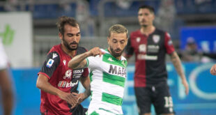 numeri statistiche cagliari-sassuolo 1-1