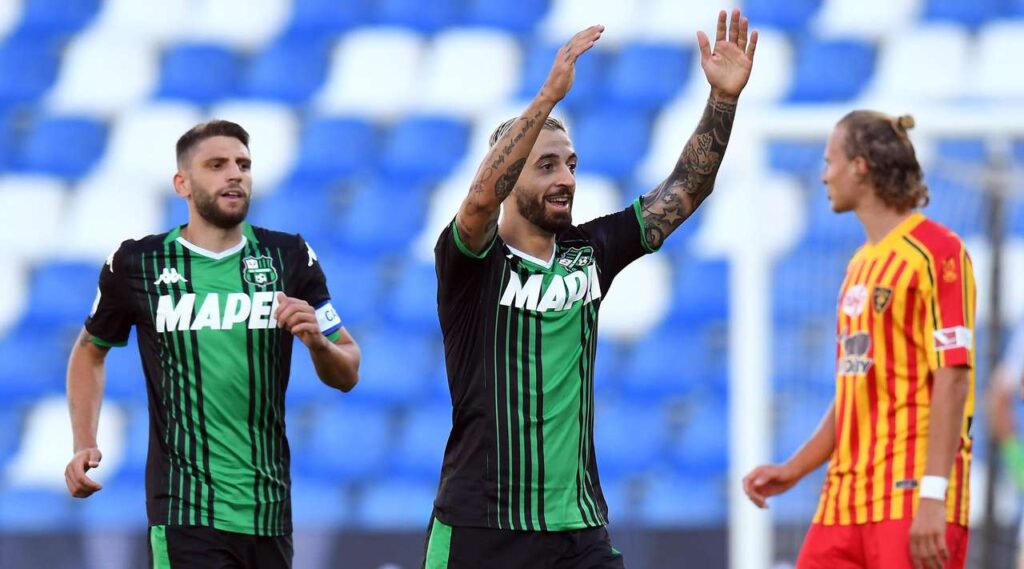 tabellino sassuolo lecce 2-1