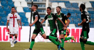 highlights di Sassuolo-Genoa 5-0