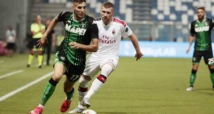 diretta sassuolo-milan