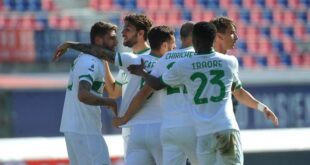 tabellino bologna sassuolo