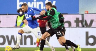 diretta live sassuolo sampdoria precedenti