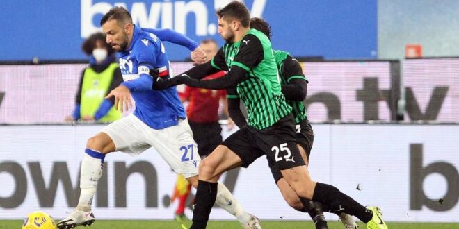diretta live sassuolo sampdoria precedenti