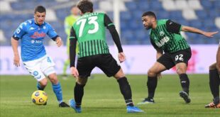 statistiche numeri sassuolo napoli 3 3