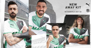 Seconda maglia Sassuolo