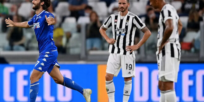 esultanza mancuso bonucci juventus empoli gol