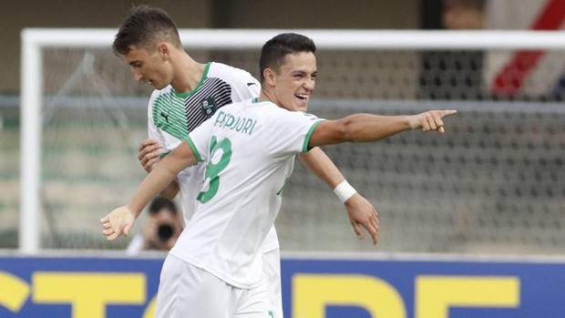 hellas verona sassuolo 2-3 raspadori djuricic