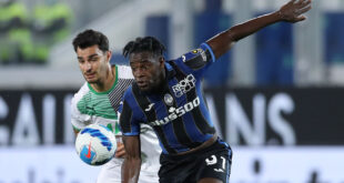 tabellino atalanta sassuolo