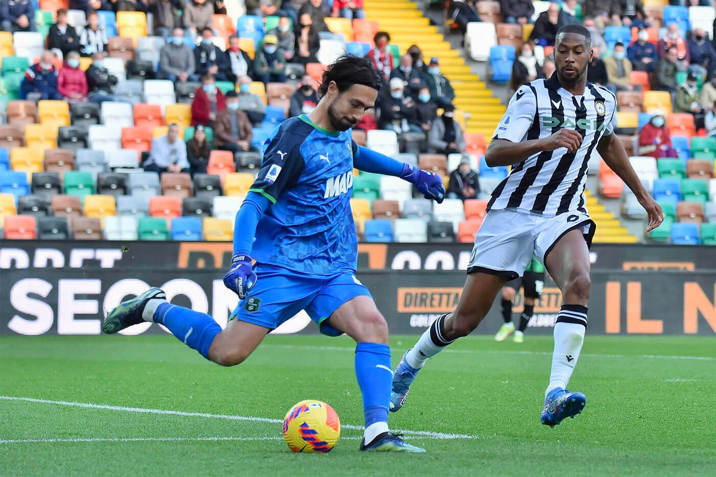 Andrea Consigli, Sassuolo-Udinese precedenti