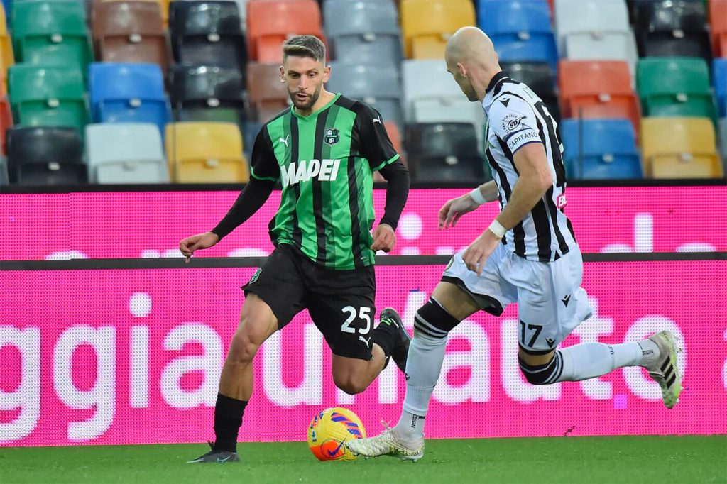 sassuolo udinese in tv