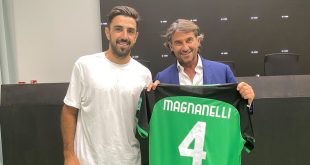 UFFICIALE – Il Sassuolo ha ritirato la maglia numero 4 di Magnanelli