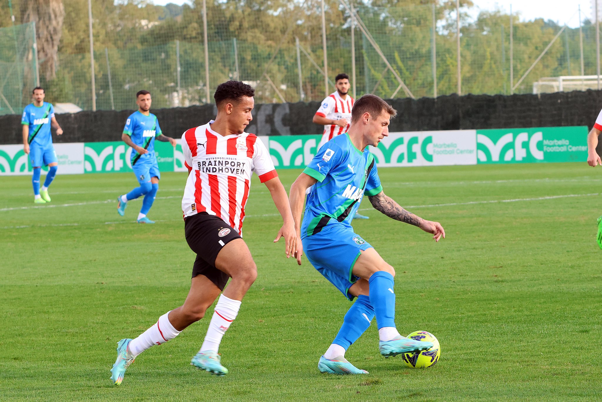 Andrea Pinamonti, Sassuolo-PSV Eindhoven