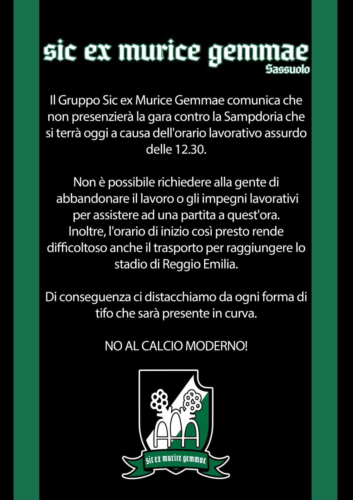 sic ex murice gemmae sassuolo sampdoria