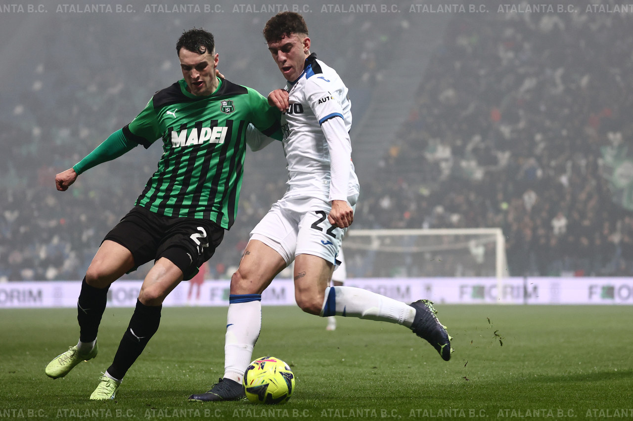 Zortea, Sassuolo-Atalanta 1-0 highlights