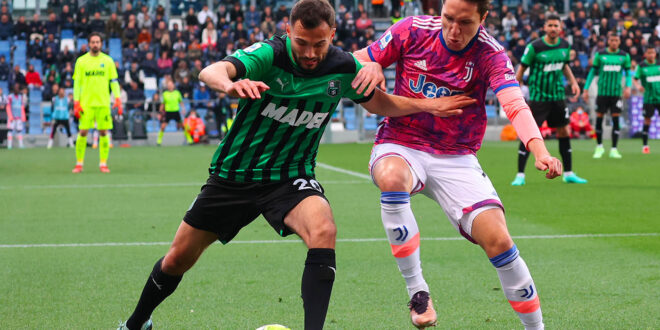 diretta sassuolo-juventus