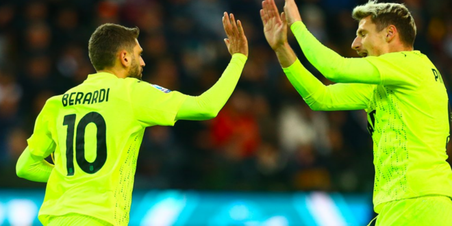 tabellino udinese-sassuolo