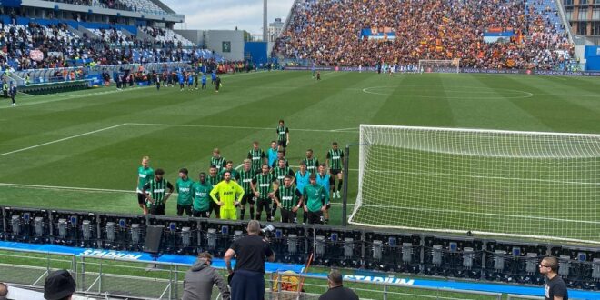 sassuolo paracadute sotto la curva